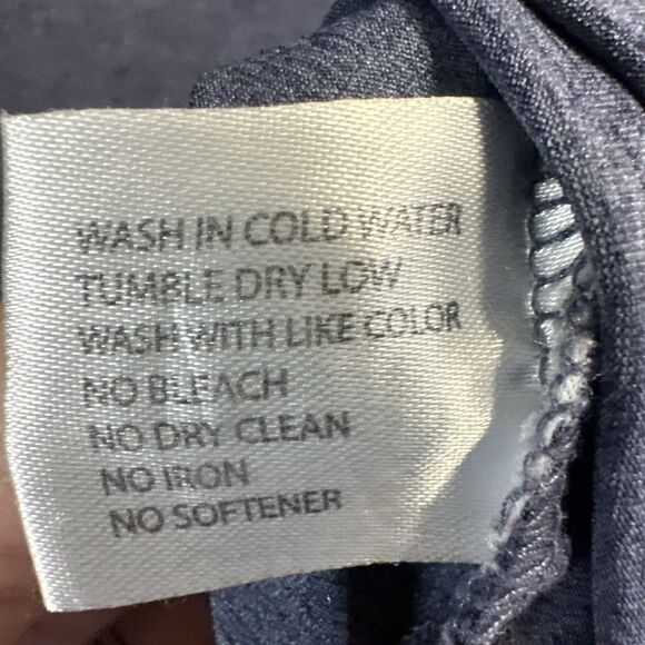 Rhoback Performance Polo Mens XXXL 3XL Solid Blue Heathered Golf Active - Picture 7 of 9